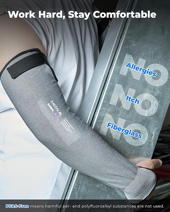 Ultra-Comfort Cut Resistant Sleeves for Thin Skin and Bruising, Cooling Protective Arm Sleeves for Gardening, Farming, Yard