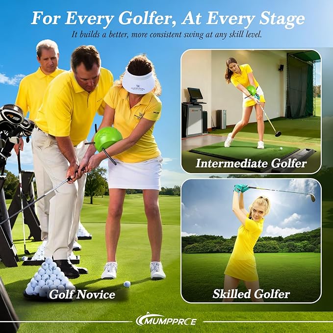The Connector Golf Training Aid, Golf Swing Trainer for Posture Correction Practice, Golf Swing Training Aid Gift Suitable for Golfers at Every Stage, Helps Train Proper Swing Technique, Arm Structure