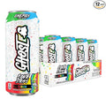 GHOST Energy Drink - 12-Pack, Sour Strips Rainbow, 16oz Cans - Energy & Focus & No Artificial Colors - 200mg of Natural Caffeine, L-Carnitine & Taurine - Gluten-Free & Vegan