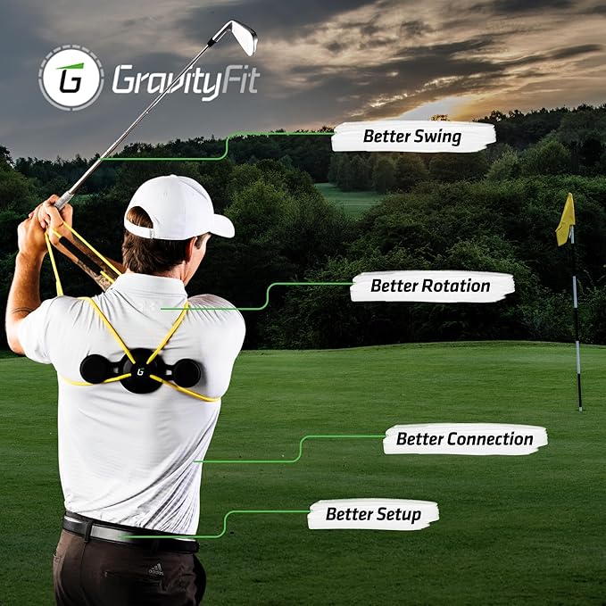 Golf Swing Performance Trainer Aid | Golf Swing Trainer Trusted by PGA Coaches | Backed by 30 Years Research | Elevate Your Golf Training | Enhance Strength, Stability, Rotation & Posture