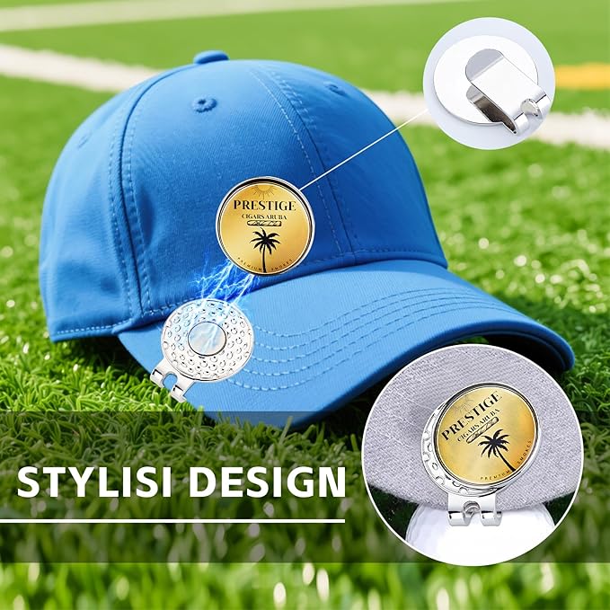 Custom Golf Ball Markers – Magnetic Hat Clip & 1-Inch Design, Personalized with Photo/Logo/Text/Name