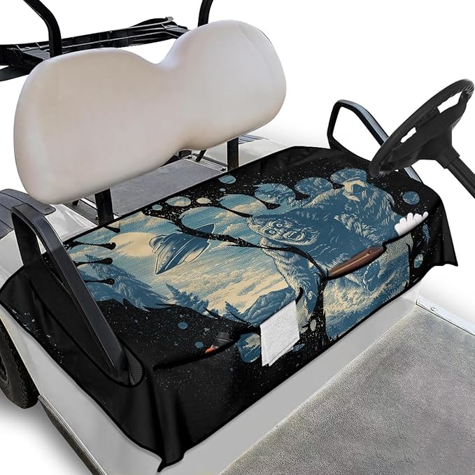 Golf Cart Seat Covers Universal Golf Cart Seat Cover Blanket Cushion Cover Sports Golf Cart Accessories