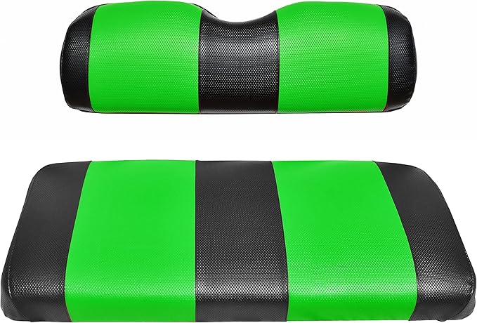 Club Car Post-2000 DS Golf Cart Front Replacement Seat Cover Set Made with Marine Grade Vinyl - Staple On Installation