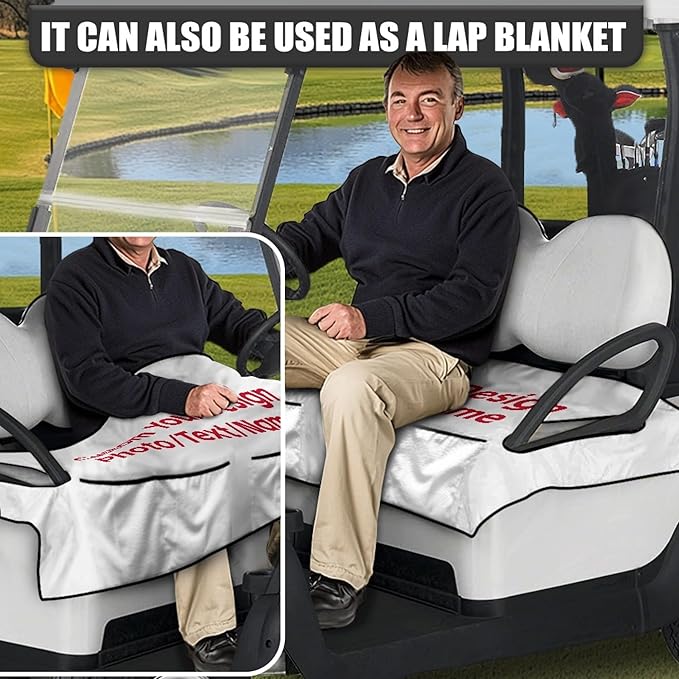Golf Cart Seat Covers Universal Golf Cart Seat Cover Blanket Cushion Cover Sports Golf Cart Accessories