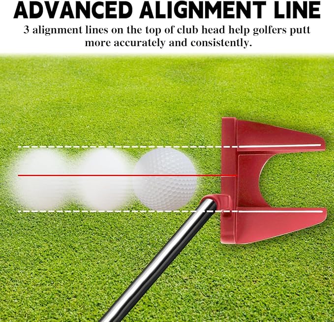 MAZEL Tour GS Men's Golf Putter,Right Handed,Golf Head Cover Included