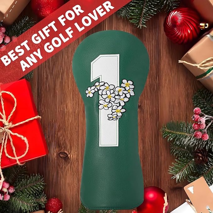 Premium Golf Club Head Cover - Fits Most Clubs, Heavy-Duty Construction, Protects Against Scratches and Damage, Specifically Designed for Hybrid and Fairway Woods.