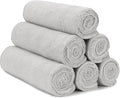 S&T INC. Microfiber Gym Towels, Yoga Towel for Home and Gym Bag, 16 Inch x 27 Inch, 6 Pack