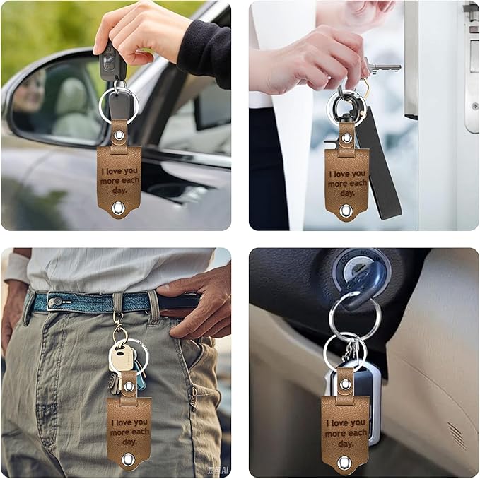Custom Keychains with Picture Personalized Photo Logo Text Customized Key Chain for Boyfriend Dad Men Women Gifts