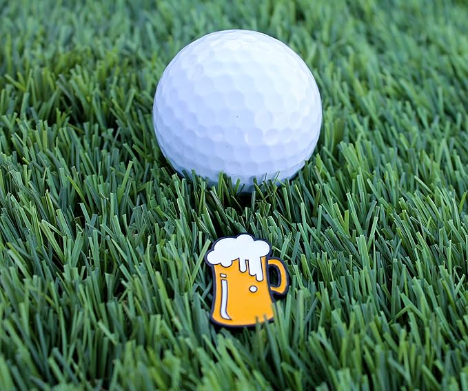 Mulligan Hooligan Golf Ball Marker + Magnetic Hat Clip, Funny and Unique Golf Gift, Premium Quality, The Perfect for Your Favorite Golfer, Golf Accessories for Any Occasions