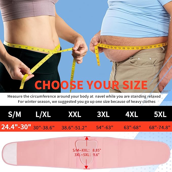FEATOL Back Brace for Lower Back Pain, Breathable Back Support Belt for Women & Men with Lumbar Pad, Lumbar Support Belt for Heavy Lifting & Work, Pink, L/XL (Circumference:30-38.6")