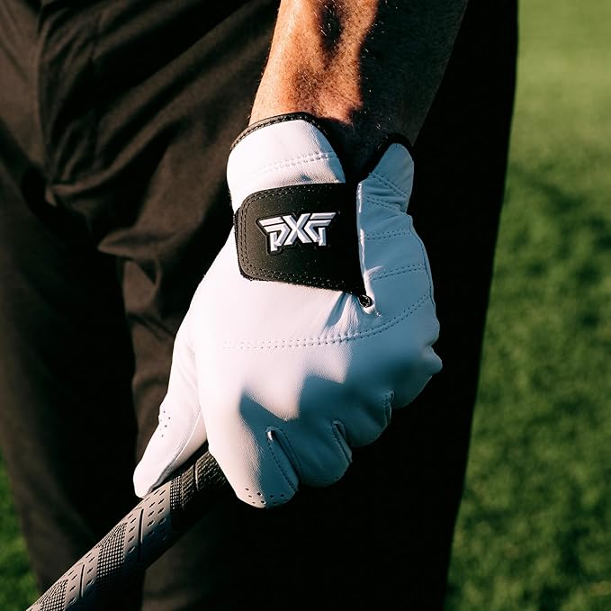 PXG Golf Mens Players Glove Right Handed Golfer Left Handed Glove Cabretta Leather