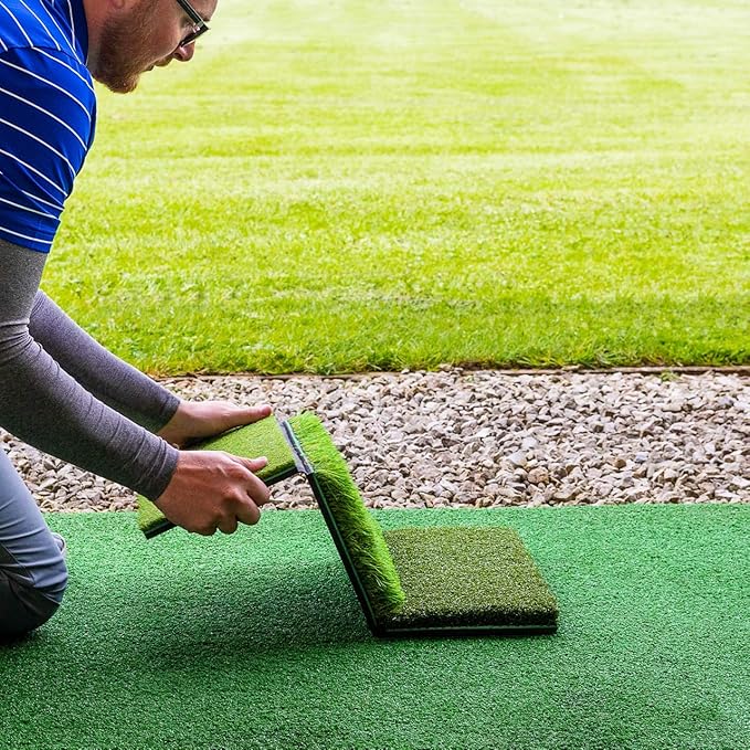 FORB Golf Hitting Mats | Premium Quality Golf Mats to Improve Your Swing | Golf Practice Mat | Driving Range Mat | 8 Styles with Optional Upgrades