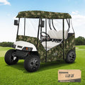 10L0L Universal Golf Cart Enclosure Compatible with EZGO and Club Car Models, 2-Passenger Golf Cart Waterproof 420D Material Windproof Transparent on 2 Sides