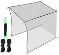 Golf Net,10Feet Golf Practice Net with 12pcs Spring snap and 4pcs Carabiner, Sports Practice Barrier Net, Heavy Duty Ball Netting Golf Hitting Net, DIY Ball Net,Baseball Net and Chipping Net