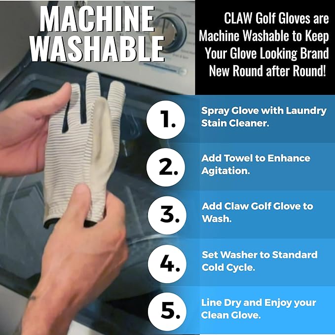 CaddyDaddy Claw PRO and Claw MAX Golf Gloves for Men | 100% Synthetic | Flex-Mesh Design for Cool Ventilation | Lasts Way Longer Than Leather | Silicone-Web Coating for Maximum Grip | Machine Washable