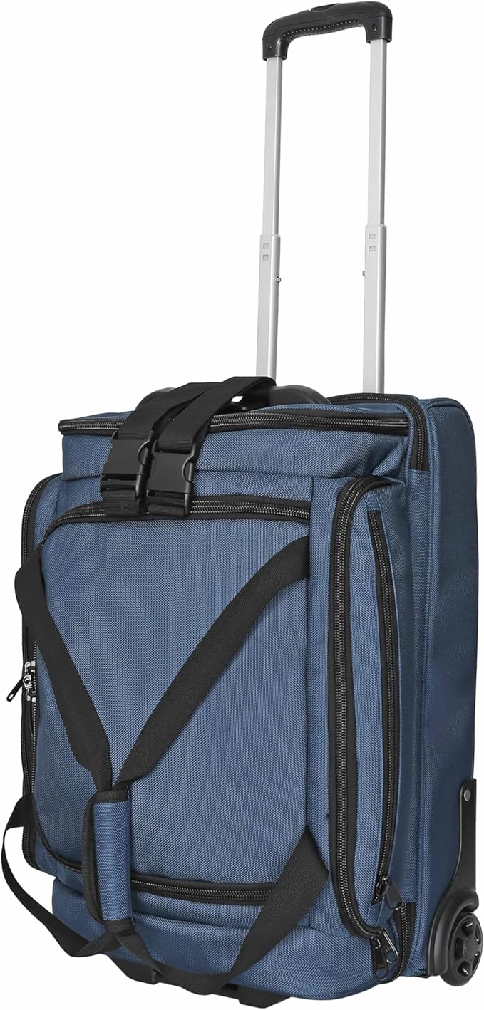 CaddyDaddy First Class Military Grade Ballistic Nylon Travel Cover with EVA Dense Foam Top Padding 2 Year Full Replacement Coverage Self Standing Base XL Wheels Case for Transporting Clubs on Airlines
