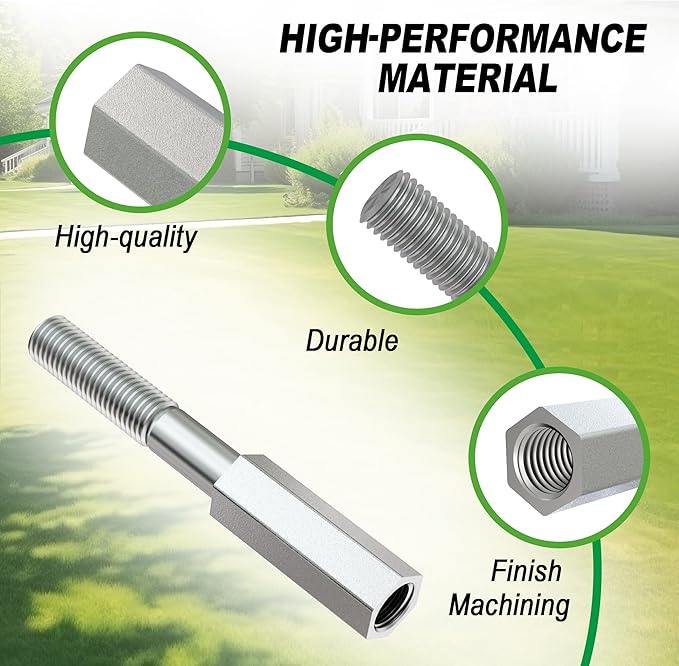 Shock Extension Rod Kit for EZGO TXT Club Car with Lifts Kit or Other Modifications to Raise The Body, OEM 70928-G01, 76418-G01, 70630-G01