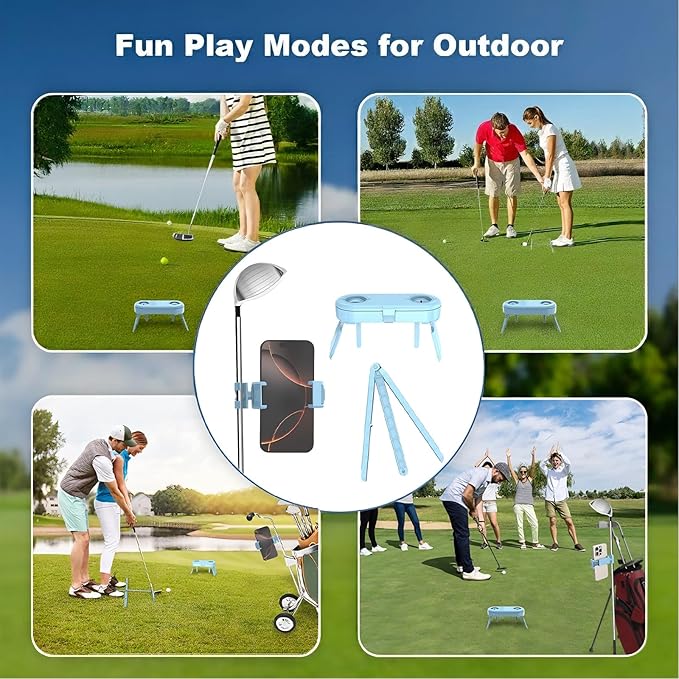 Geyo Golf Alignment Sticks for Beginners, Entry-Level Foldable Golf Training Aids for Stance Correction, Aiming, Putting, Swing Practice, Suitable for Indoor & Outdoor, Use by Men and Women