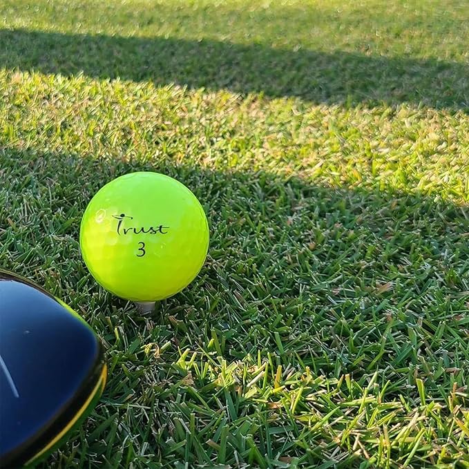 Trust Golf Ball I K8 Bison I Urethane Cover with Reactive Core I 3-Pcs I for Different Swing Speed I 12, 48, or 100 Balls I