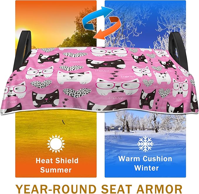 YOKYHOM Golf Cart Seat Covers,Blue White Plaid Golf Cart Seat Towel Blanket Keeps Seat Comfortable and Clean, 100% Microfiber, 51''x 31'', for EZGO, Yamaha, Club Car and More 2-Seat Golf Carts