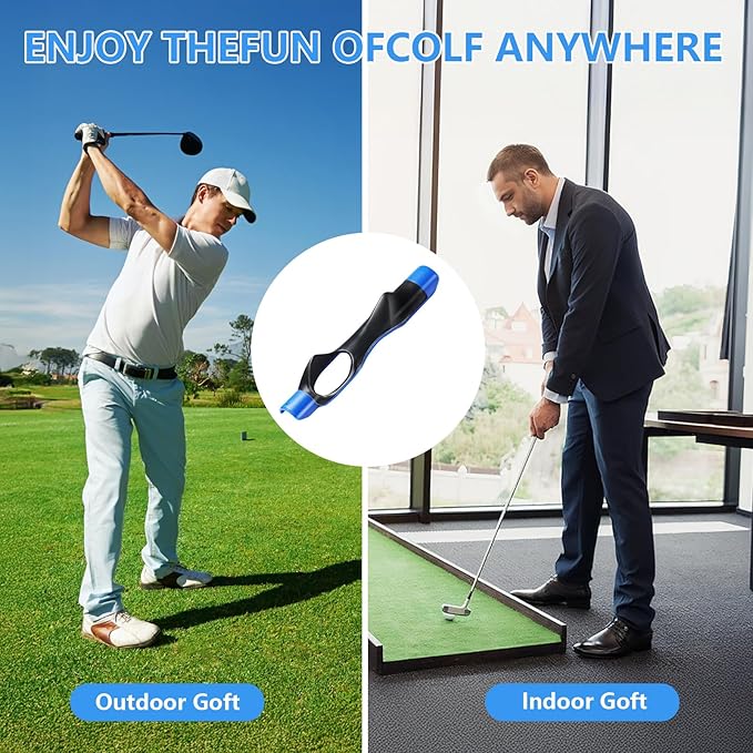 Golf Grip Trainer Club - Improves Grip Strength, Accuracy & Swing, Trains Correct Hand Position for Superior Performance - Golf Training Aid for All Levels