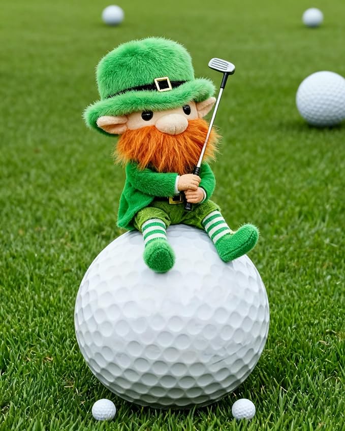 Big Teeth Funny Plush Driver Headcover Animal, Groundhog Gopher Penguin Driver Head Cover for 460cc Club, Sloth Leprechaun Crocodile Golf Head Covers for Woods and Driver Protector