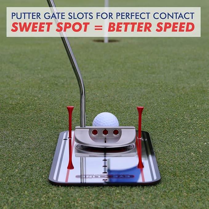 Genuine EyeLine Golf Alignment Putting Mirror - Top Training Aid on The PGA Tour - See Rapid Improvement - Helps Beginner, Junior, and Scratch Golfers