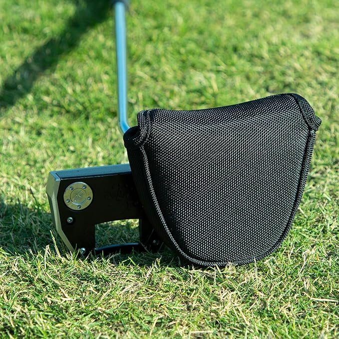 Golf Putter Covers Mallet Putter Headcover with Magnetic Closure Golf Club Cover for Most Brand