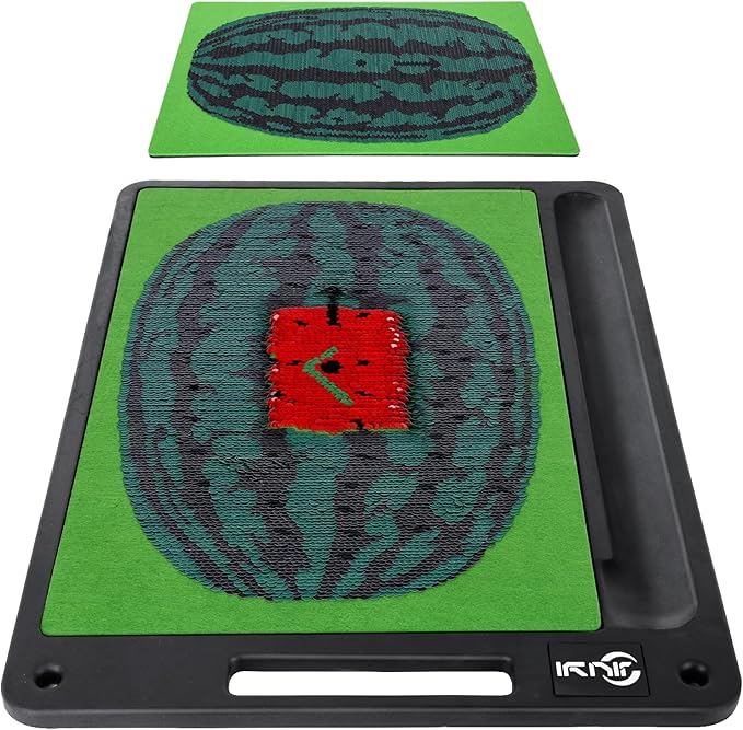 Golf Mat Pro Premium Swing Training Mat for Analyzing Swing Path and Ball Impact, Replaceable Golf Practice Mats for Indoor Outdoor Hitting Training, Gifts for Men