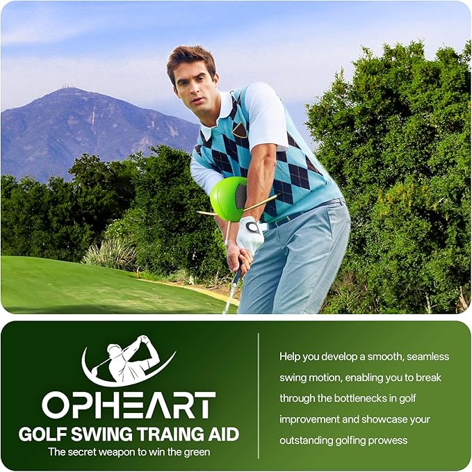 Golf Swing Trainers Aid in Improving Hand Positioning, Smart Ball Golf Training Aid for Posture Correction Practice. Golf Swing Trainers Are Suitable for Golfers at All Levels, (With Non-Slip Mat)