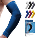 LP SUPPORT 668 Compression Arm Sleeve for Workouts, Sports & Weightlifting, Golf and Tennis Elbow Pain relief for Men & Women