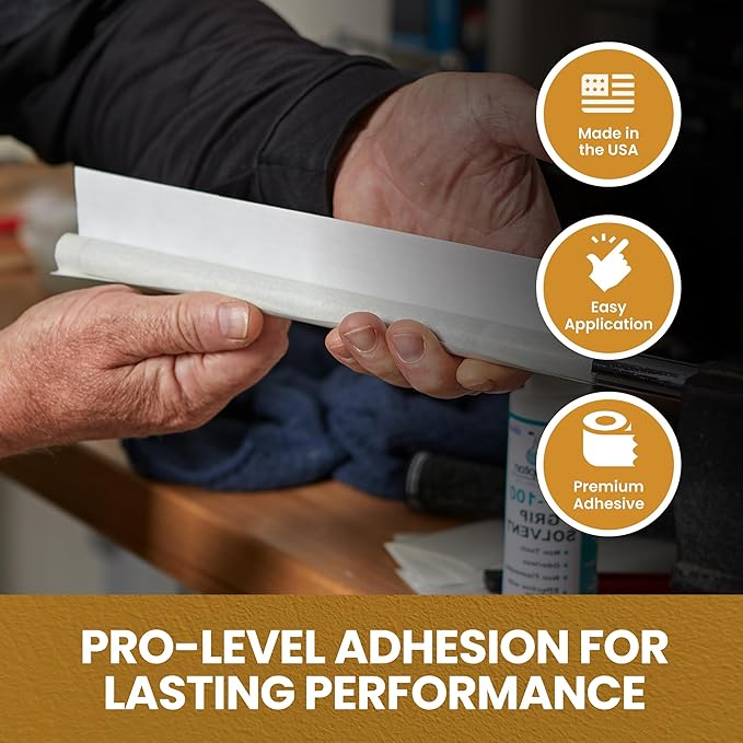 Brampton Premium Golf Grip Tape - 2" x 10" Solvent Activated Adhesive Strips for Golf Club Regripping