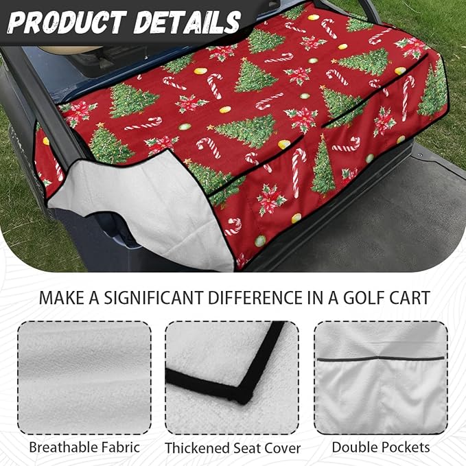Golf Cart Seat Covers Universal Golf Cart Seat Cover Blanket Cushion Cover Sports Golf Cart Accessories