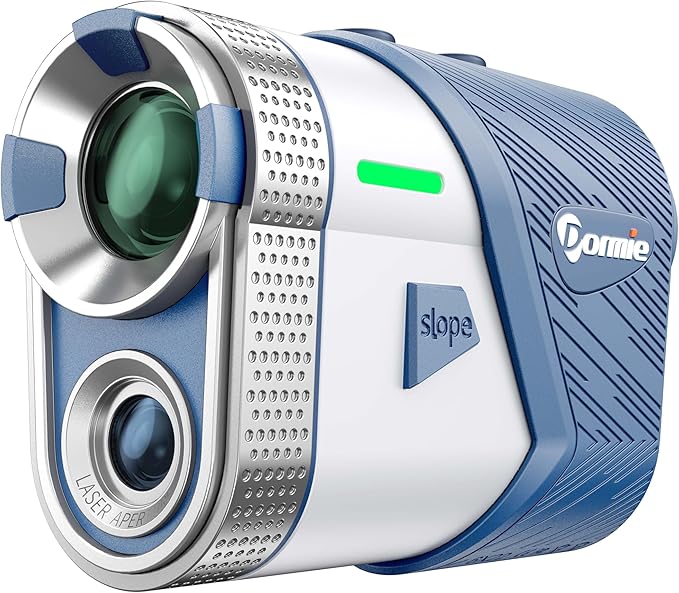 Dormie Golf Rangefinder with Slope,800 Yards Laser Range Finder Golfing,Aluminum Alloy Body,Flag Pole Locking Vibration,Slope Compensation,6X Magnification Rangefinder with Magnet