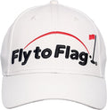 ¡That´s What Golf it´s All About! Premium White Golf Cap, 3D Embroidered Logo, one Size fits All, Absorbent Band.D Embroidered Logo, one Size fits All, Absorbent Band.