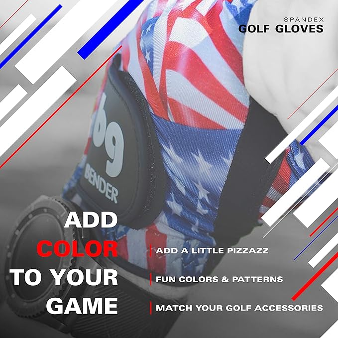 BG Bender - Womens Golf Glove, Durable Spandex Golf Gloves, Unique Golf Gloves