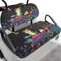 Fashion Print Golf Cart Seat Covers 2 Passenger Golf Cart Backrest Cover Golf Cart Seat Towel Gift for Friends