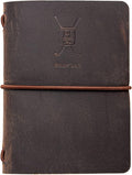 Handy Picks Leather Golf Log Book, Handmade n Refillable, Golf Log n Yardage Book Included