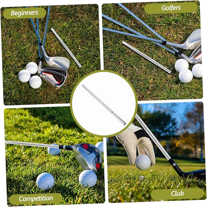 Ergonomic Golf Club Extension Rod 0.58in Iron Tube Golfing Shaft Accessory Easy to Use Professional Golfing Tool