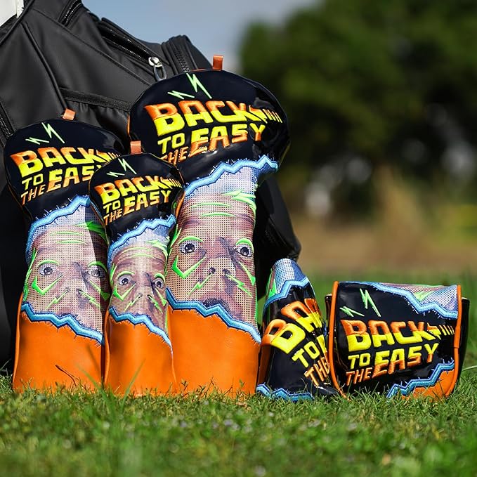 Golf Club Head Cover Golf Head Cover Driver Headcover Fairway Wood Headcover Hybrid Club Head Cover Back to The Easy