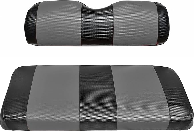 Club Car Post-2000 DS Golf Cart Front Replacement Seat Cover Set Made with Marine Grade Vinyl - Staple On Installation