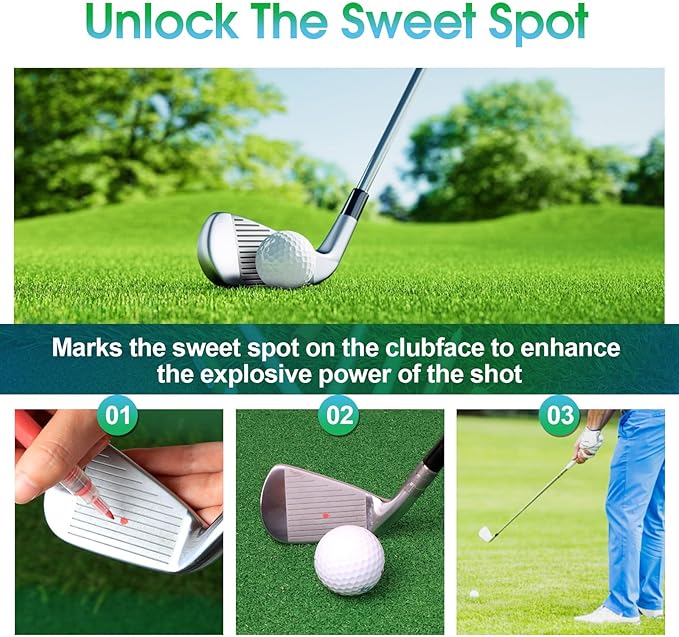 THE GOLFER STORE Golf Club Paint-9Pcs Golf Pens&Golf Markers for Fill in, Customize or Renovate Your Clubs and DIY Golf Balls
