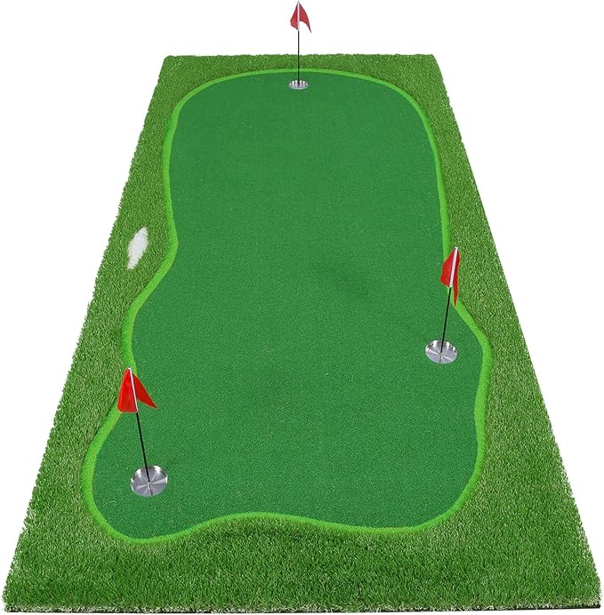Golf Putting Green, Practice Putting Green Mat, Large Professional Golfing Training Mat for Indoor Outdoor…
