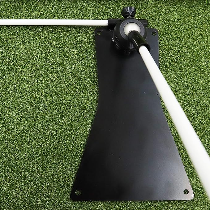 FINGER TEN Golf Alignment Stick Holder Swing Practice Plate Plane Trainer Training Aid Alignment Stick Base