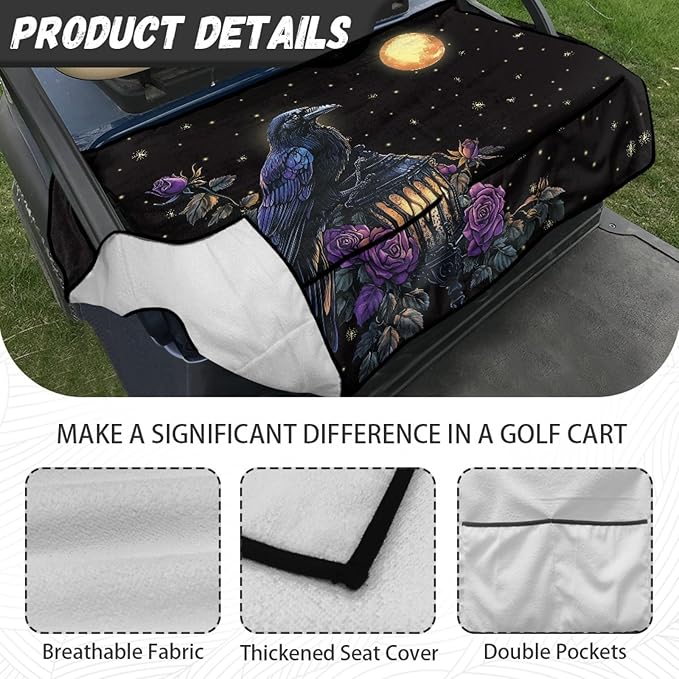 Golf Cart Seat Covers Universal Golf Cart Seat Cover Blanket Cushion Cover Sports Golf Cart Accessories