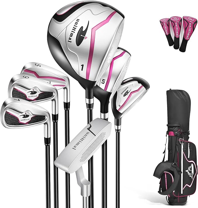 Women's Complete Golf Club Set with Golf Stand Bag Right-Handed 7/10/11 Clubs