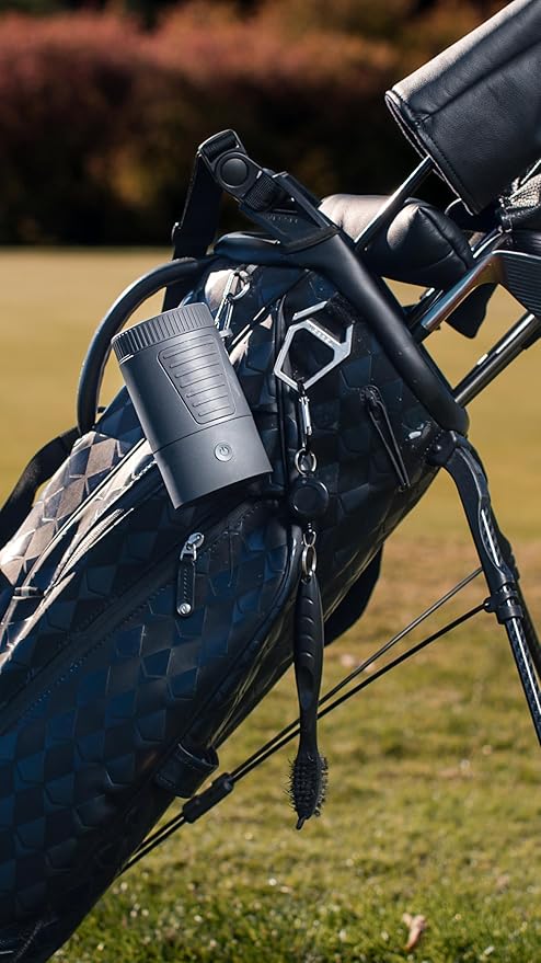 Wash-E Electric Golf Ball Cleaner – Motorized, USB-C Rechargeable, Sleek Compact Design, Portable On-Course Golf Ball Washer – Premium Golf Gift & Golf Bag Accessory