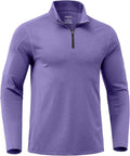 G Gradual Quarter Zip Pullover for Men Fleece Lined Sweatshirt Long Sleeve Winter Golf Shirt Mock Neck Polo Running Sweater
