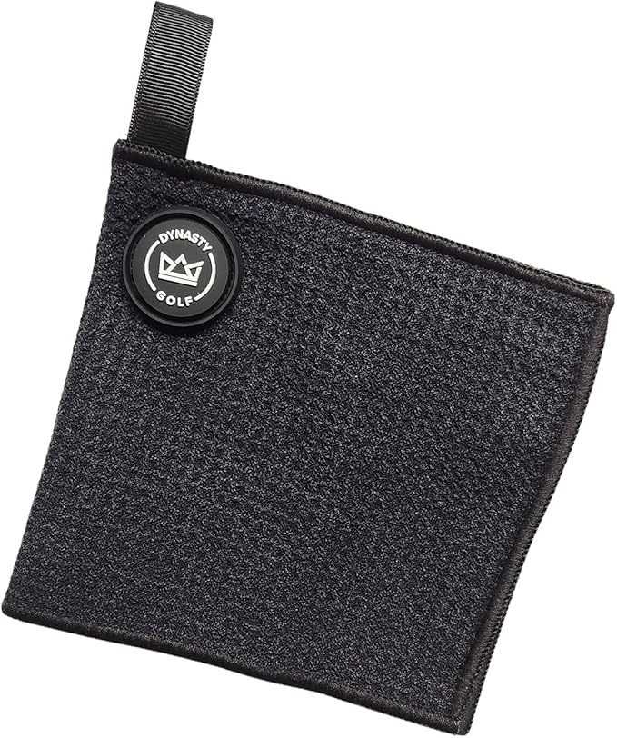 Small Golf Ball Towel - Magnetic Greens Towel & Pocket Golf Towel with Magnet - Golf Ball Cleaner for Around The Green