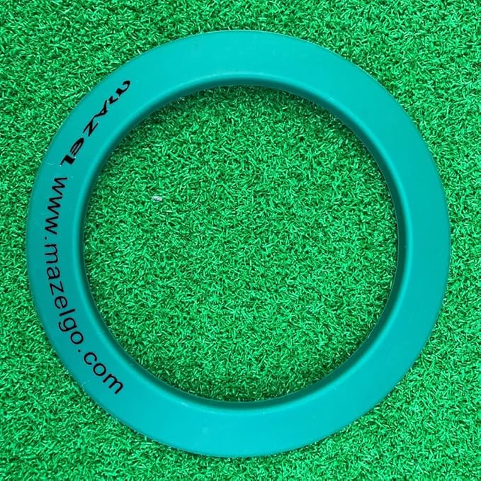 MAZEL Golf Putting Cup/Ring for Training Aid Indoor & Outdoor - All-Direction Practice Hole Putting Accuracy Trainer